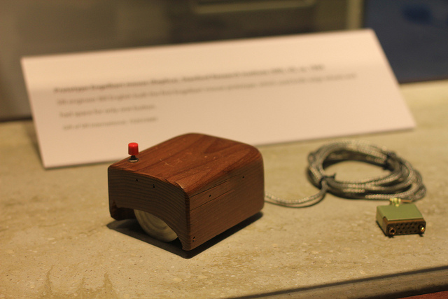 The first computer mouse was made out of wood