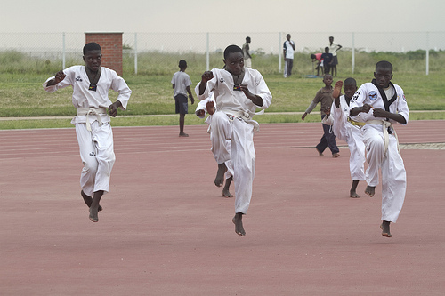 Some of the Youth at the Olympic Youth Development Centre in Lusaka, Zambia. (Photo:IOC)