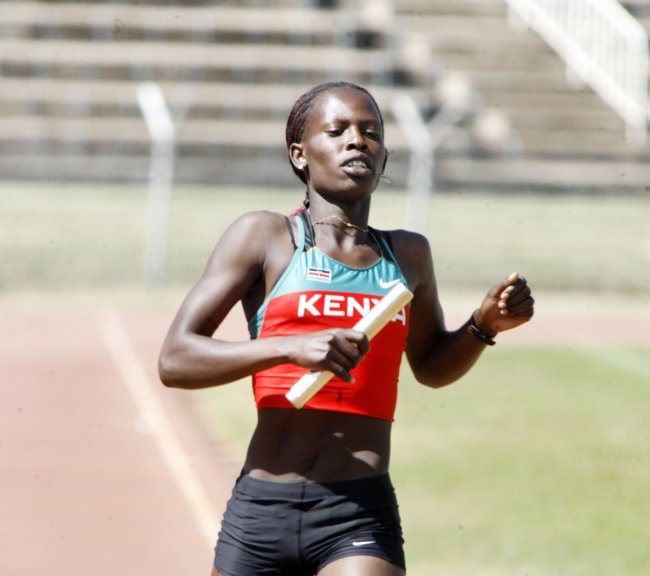 Pamela Jelimo won the 400m race of the 6th AK meeting in Mumias in of 53.6 seconds.(Photo:File)