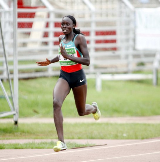 Maureen Chelagat won her 400m and 400m Hurdles at the Prisons championships.(Photo:File)