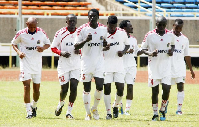 Harambe Stars players in a past training session.(Photo:File)