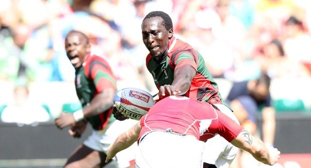 Humphrey Kayange in a past game.