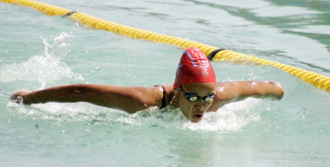 Emily Muteti broke a 10-year old record and has set her eyes on more when swimming resumes at Kasarani on Saturday. (Photo by Shutterspeed)