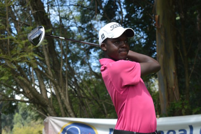 Edwin Mudanyi started well in a GOTY competition at Eldoret Golf Club.