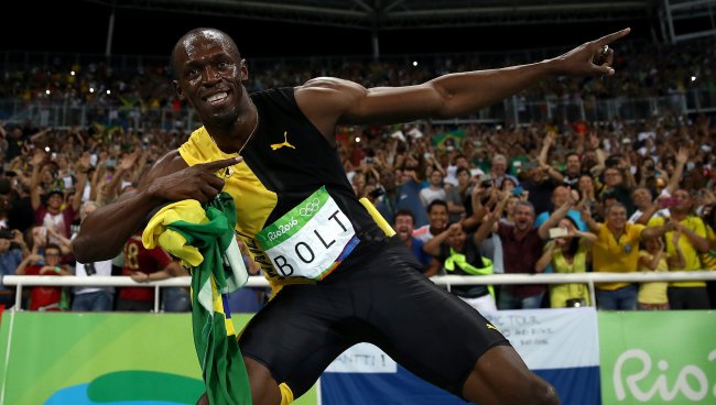 Usain Bolt ran his final Olympic race on Friday, anchoring his team to gold in the 4x100m.(Photo by IOC/Getty)