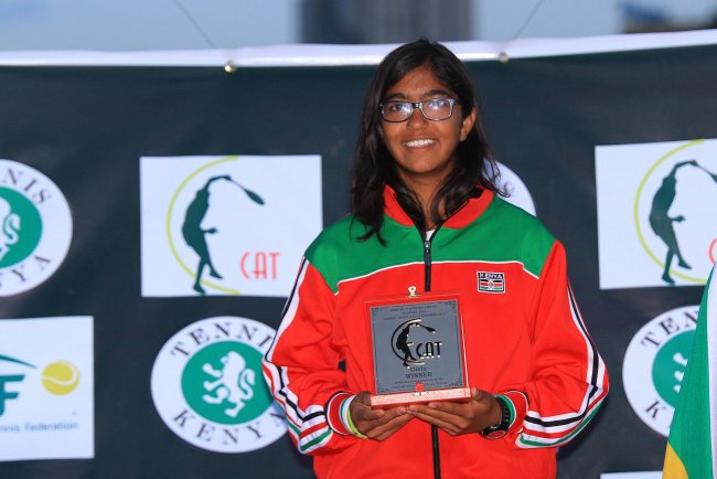 Sneha Kotecha was on the court for nearly three hours in the final against  South Africa’s Delien Kleinhans. (Photo Courtesy)