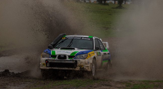 Mahesh Halai tackling a section of one of the rallies in Kitengela. (Photo Courtesy)