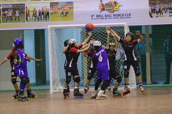 Kenya women dominated the match against Thailand. They meet England next. (Photo Courtesy)