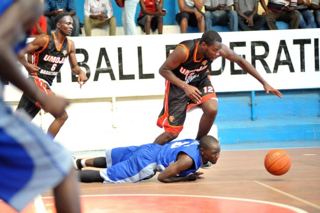 USIU players in a past league match. They beat Strathmore 65-62 on Sunday.(Photo by Shutterspeed)