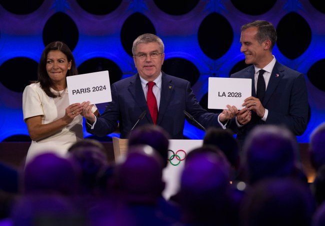 IOC president Thomas Bach when he made the announcement.(Photo:IOC)