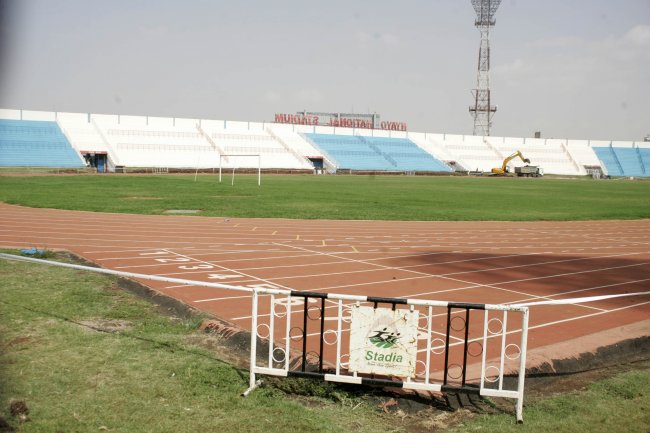 Work at the Nyayo National Stadium started late. (Photo by Shutterspeed)