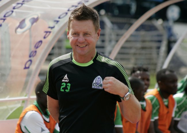 Gor Mahia coach Dylan Kerr is unrelenting and wants all the remaining 21 points despite a healthy lead. (SNA. File Photo)