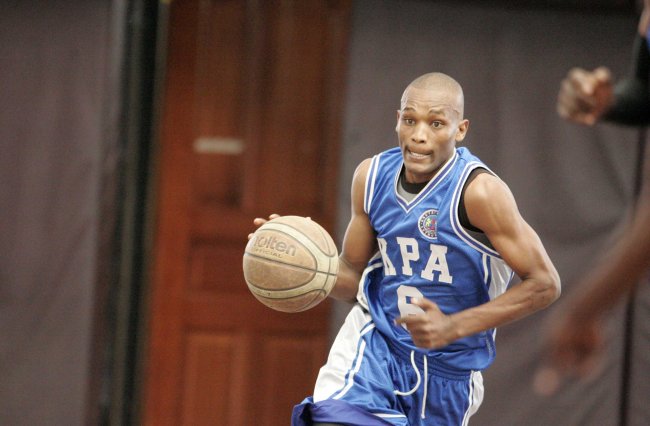 Victor Bosire scored 13 points for Kenya Ports Authority against Ulinzi Warriors to reach the playoffs. (SNA: File Photo)